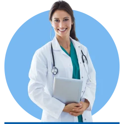 Doctora en un circulo